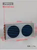Radiador Condensador Pequeño de Carcasa y Tubos Refrigerador Congelador Enfriado por Aire Enfriado por Agua con Ventilador Intercambiador de Calor de Tubos y Aletas de Aluminio