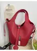 Bolso tipo cubo de gran capacidad 2026, un bolso de hombro elegante y versátil para mujer, perfecto para ir al trabajo y el uso diario