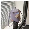 Bolsa Balde Versátil Estilo Ocidental Cor Pura Moda Elegante Niche Alta Qualidade Acessível Luxo Transversal Feminina Casual Trabalho