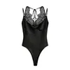 Verão Transfronteiriço Aliexpress Ins Europeu e Americano Comércio Exterior Moda Feminina Macacão de Renda em Retalhos com Gola Halter