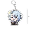 Novos chaveiros de feriado de merchandise de fã de Genshin Impact: Pingente Nahida, Sino de cabeça grande da Hu Tao, Chaveiro do Scaramouche