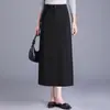 Falda midi recta adelgazante, moderna y versátil para mujer, nueva colección otoño 2026, de cintura alta, fluida, sencilla y que realza la figura