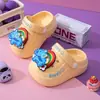 Pantuflas Infantiles de Hongo Lindas Dibujos Animados para Niños Zuecos Antideslizantes para Exteriores Sandalias de Playa de EVA para Bebé Verano