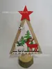 Navidad 2021 venta caliente base de madera artesanías de madera alce muñeco de nieve decoraciones para el hogar adornos