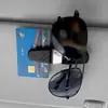 Clip para Gafas Montado en Coche, Clip para Gafas en Parasol de Coche, Clip Multifuncional para Gafas de Sol de Coche, Clip para Gafas de Sol