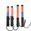Luz de Advertencia LED de Mando Recargable Bastón de Tráfico Rojo Azul Luz de Inducción Fluorescente Luz de Advertencia de Emergencia por Incendio