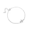 Pulsera de avión de diseño exclusivo de plata pura s999 para mujer, moda coreana versátil, joyería de plata maciza con microincrustaciones de circonita, venta al por mayor
