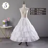 Varios Tipos de Crinolinas para Vestidos de Novia Abullonadas Ajustables Ballenas Longitud Media Lolita Forro Interior de Vestido de Novia Crinolina