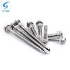 Tornillo autorroscante de cola de milano con hexágono exterior de acero inoxidable 304, con almohadilla, para azulejo de color ST4.2-6.3