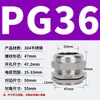 Prensaestopas a Prueba de Explosiones de Acero Inoxidable 304 M20 Sellado Abrazadera Conector de Alivio de Tensión Rosca de Tubo Cabeza