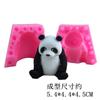 Molde de Silicona de Panda Mediano Molde de Gota de Gel de Silicona Arcilla Blanda de Cerámica de Azúcar Molde para Pastel de Yeso