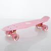 Patinete de calle de 22 pulgadas con ruedas de PU, de un solo balancín, de plástico, para niños y adultos, con cepillo de cuatro ruedas