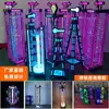 Suporte de Copo de Coquetel Luminoso para Bar KTV Suporte Criativo de Ferro para Taça de Vinho Carregamento Suporte de Copo para Uma Taça