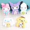 Copo de Água Melody Sanrio Copo de Enxaguante Bucal Caixa de Armazenamento Desenho Animado Decoração DIY Kuromi Pacha Cachorro Material de Patches
