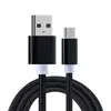 Cable de datos trenzado para cargador rápido de teléfono móvil Apple Android tipo C Huawei 1m2m en stock