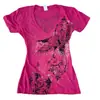 Transfronterizo Europeo y Americano Nuevo Verano Mujer Y2K Ajustado Camiseta Estampada Top Tubo Moda Chica Caliente Retro Ins Venta al por Mayor