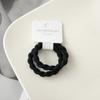 Paquete de 2 Cuerdas Gruesas Tejidas a Mano para el Cabello, Sencillas y Versátiles Corbatas para el Cabello de Ropa de Trabajo, Bandas Elásticas, Accesorios para el Cabello de Alta Elasticidad y Textura para Mujeres