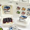 Embalagem de Bolo de Sobremesa Tiramisu Caixa de Almoço Descartável Caixa Pequena Caixa de Hambúrguer Assando Sanduíche