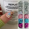Joyería para decoración de uñas, mixta, Internet Celebrant, resina explosiva, fondo plano, forma especial, diamante, mini, tamaño pequeño, acrílico, accesorios para decoración de uñas con diamantes