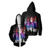Sudadera con Capucha y Cremallera 3D New Game Gorilla Tag para Adultos y Niños Estampado
