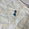 Sweet Girl Super Tender Light Pink Cochlear Ear Bone Nail Mini Niche Round Diamond Screw Brincos Simples All-match Brincos