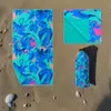 Forro Polar Doble Cara Ultra Fino, Se Puede Estampar con Diseños de Logo, Secado Rápido, Suave, Absorbente de Sudor, Libre de Arena, Toalla Grande para Nadar, Toalla de Playa