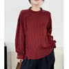Diseñada con una elegante tapeta diagonal y rayas verticales, Camisa de manga larga para mujer para ir al trabajo, Top elegante con gasa de algodón de doble capa, Cuello mao, Protección solar