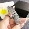 Lujoso Reloj Plateado para Hombre, Cronógrafo con Esfera Verde, Reloj de Cuarzo con Correa de Acero, Accesorio de Moda para Hombre Commuter de Negocios