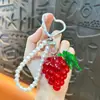 Llavero de Perlas de Uva con Cuentas Personalizado Temperamento Nicho Moda Cadena para Teléfono Colgante Accesorio Fresco Versátil Venta al por Mayor