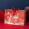 Empaque de Regalo para el Día de Año Nuevo, Bolsa de Regalo del Año del Caballo, Bolsa de Regalo de Año Nuevo, Bolso de Mano, Bolsa de Papel, Bolsa de Regalo de Agradecimiento