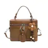 2026 Nueva Moda Versátil Bolso Tejido Diseño Nicho para Mujer Bolso Cuadrado Pequeño Bolso de Mano para Hombro Transfronterizo Bolso Cruzado