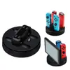 Adecuado para Cargador de Cuatro Puertos para Controladores Pequeños de Nintendo Switch Base de Carga para Consola Ns Base de Carga Oled Cargador de Consola de Juegos