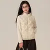 Jaqueta de Penas Patchwork Leve para Meninas 2026 Novo Estilo de Inverno Crianças Fina à Prova de Vento Quente Tendência Casaco com Zíper