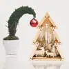 Decoração de Madeira de Natal Transfronteiriça Enfeites Recortados Artesanato Criativo DIY Feito à Mão Presentes de Natal Decoração de Feriado
