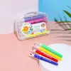 Plumones de Acuarela Lavables Cabeza Suave para Niños Guardería Set de 12 Colores Pincel Set de 36 Colores Materiales de Arte para Escuela Primaria -1
