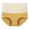 Ropa interior de algodón de contraste de cintura alta para mujer, cobertura completa de cadera, cómoda, transpirable, 100% algodón puro, entrepierna antibacteriana, levanta vientre y glúteos, shorts triangulares