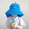 Sombrero de Sol para Niños y Niñas, Sombrero de Sol de Verano Anti-UV, Ala Ancha, Sombrero de Sol de Nuevo Estilo, Sombrero de Pescador Delgado Transpirable
