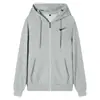 Sudadera para Hombre Primavera y Otoño Cardigan con Cremallera Corte Holgado Chaqueta con Bolsillo Forrada de Felpa Sudadera de Color Sólido para Hombres Jóvenes