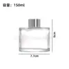 Frasco Difusor de Aroma Sem Chama 50ml Transfronteiriço, Frasco de Vidro Cilíndrico 100ml, Frasco de Perfume Óleo Essencial Difusor de Rattan 200ml Atacado