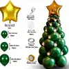 Árvore de Natal DIY Decorações de Bolas de Natal Montagem de Cenário Natalino Decorações de Shopping Inflável
