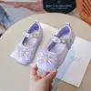Zapatos de Bebé Suaves Crystal Princess 2026 Primavera y Otoño Nuevos con Punta Cuadrada de Perla y Moño para Niños Pequeños