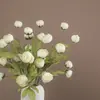La flor de peonía artificial más vendida de Amazon, tallo único con 4 peonías rosa claro, tela de seda, adecuada para arreglos florales de hogar y boda, transfronterizo
