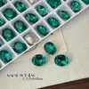 Popular en línea huevo de paloma diamante broca para uñas joyería Diamante Súper Brillante denier fondo puntiagudo forma especial diamante ovalado rectangular para pegar en la uña Diamante