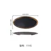 Prato Redondo de Melamina Prato para Churrasco Estilo Coreano Imitação de Porcelana Prato Plano Criativo Huofengxiang Prato de Carne para Fondue Prato de Carne Cortada na Hora