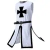Disfraz de Halloween Disfraz de Caballero Templario Medieval Disfraz de Cruzado cosplay Disfraz de Performance