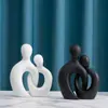 Adornos para Pareja Transfronterizos Seleccionados Cuidadosamente Envío Gratuito Figuras Abstractas Decoración del Hogar Sala de Estar Dormitorio Entrada Artesanía de Resina