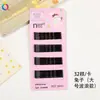Set de Pinzas para el Cabello de Dibujos Animados Pintura Negra Mate Pinza para Flequillo Cabello 20 Pinzas de Una Palabra En Cajas Pinza Lateral Simple A33