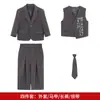 Comercio Exterior Transfronterizo Elegante Traje Británico para Niños Conjunto Traje de Boda Paje Ropa Formal Traje para Niños Ropa para Presentación de Piano