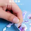 Pegatinas de Burbujas para Niños Pegatinas 3D de Princesas Pegatinas de Dibujos Animados Pegatinas Estéreo Creativas Pegatinas de Recompensa Juguete Premios