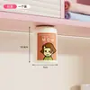 Taza de Enjuague Bucal con Succión Magnética Espejo Colgante Inferior de Gabinete Taza para Cepillo de Dientes Dibujos Animados Infantiles Taza para Lavar Hogar Baño Taza para Cepillo de Dientes